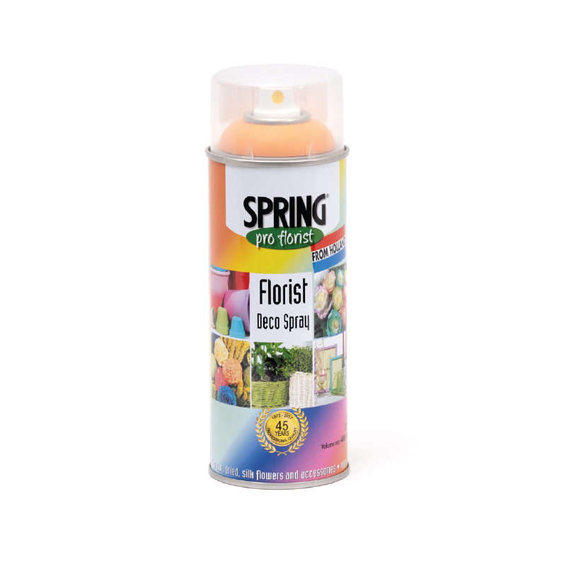 Spring Deco Spray - Phun màu cam đậm 400ml