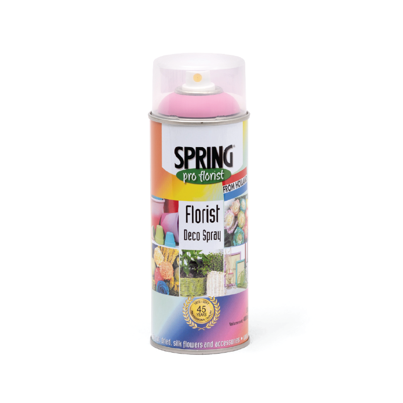 Spring Deco Spray - Phun màu hồng đậm 400ml