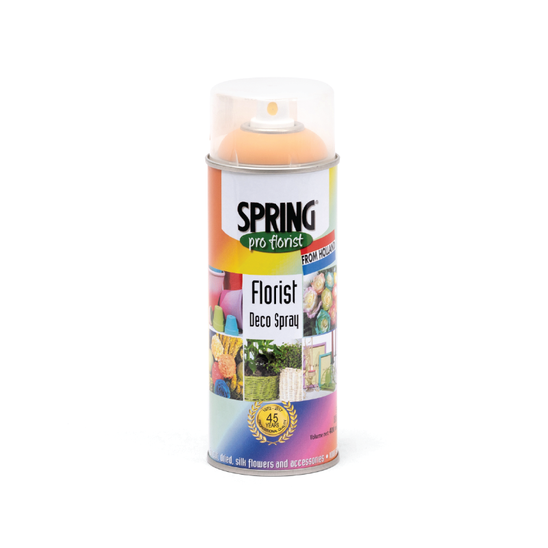 Spring Deco Spray - Phun màu cam nhạt 400ml