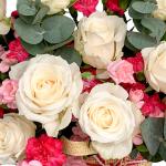 Giỏ Hoa Yêu Thương Đậm Sâu 077