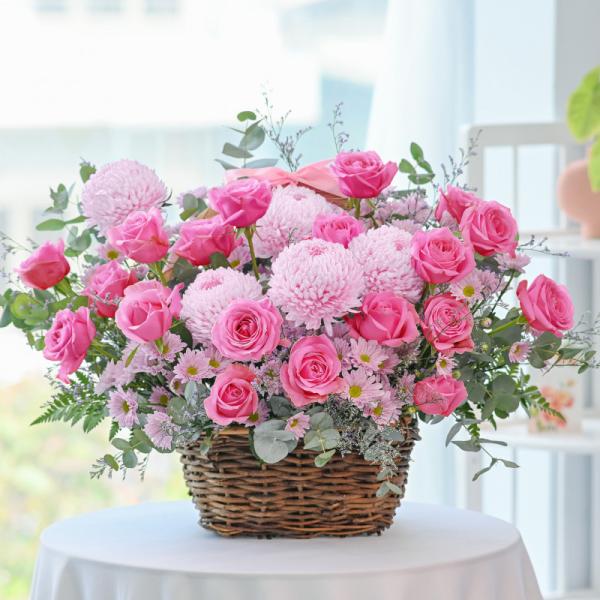 Giỏ Hoa Dịu Ngọt Yêu Thương 421