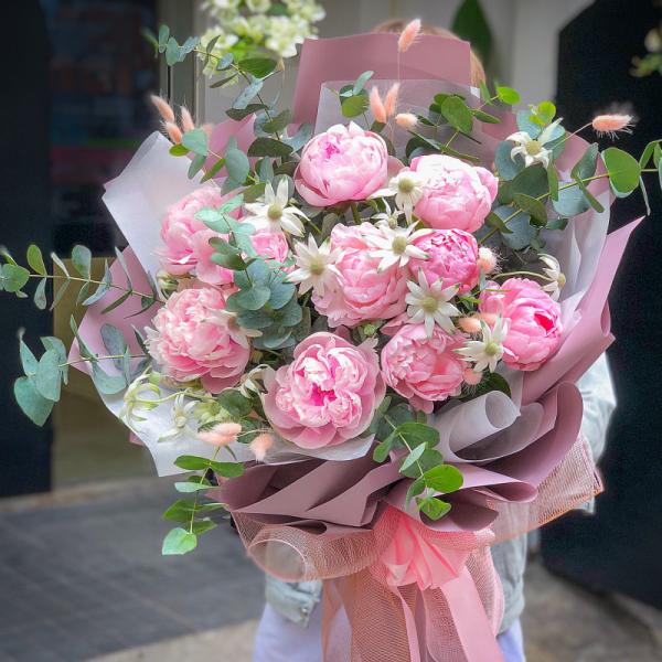 Bó Hoa Mẫu Đơn 481