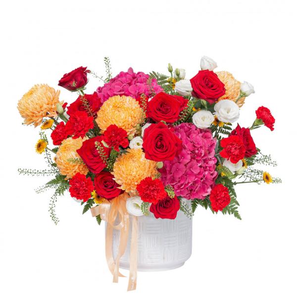 Bình Hoa Yêu Thương Rực Rỡ 490