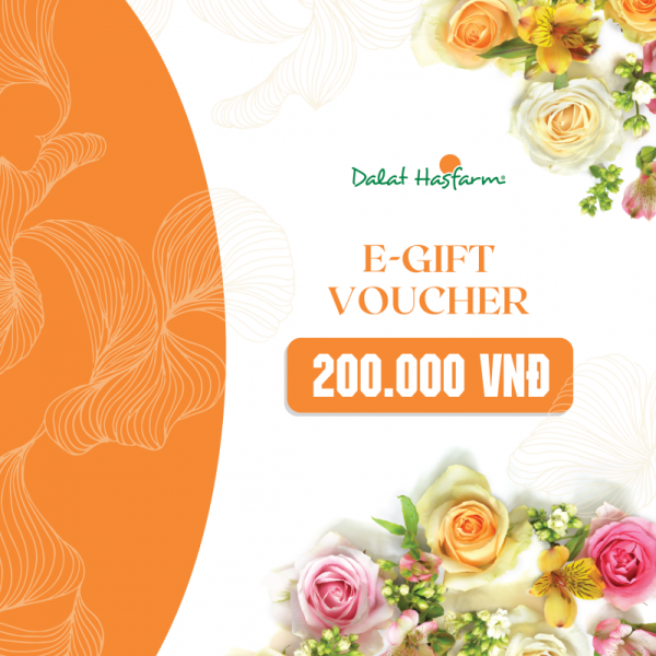 Phiếu quà tặng Dalat Hasfarm 200.000đ